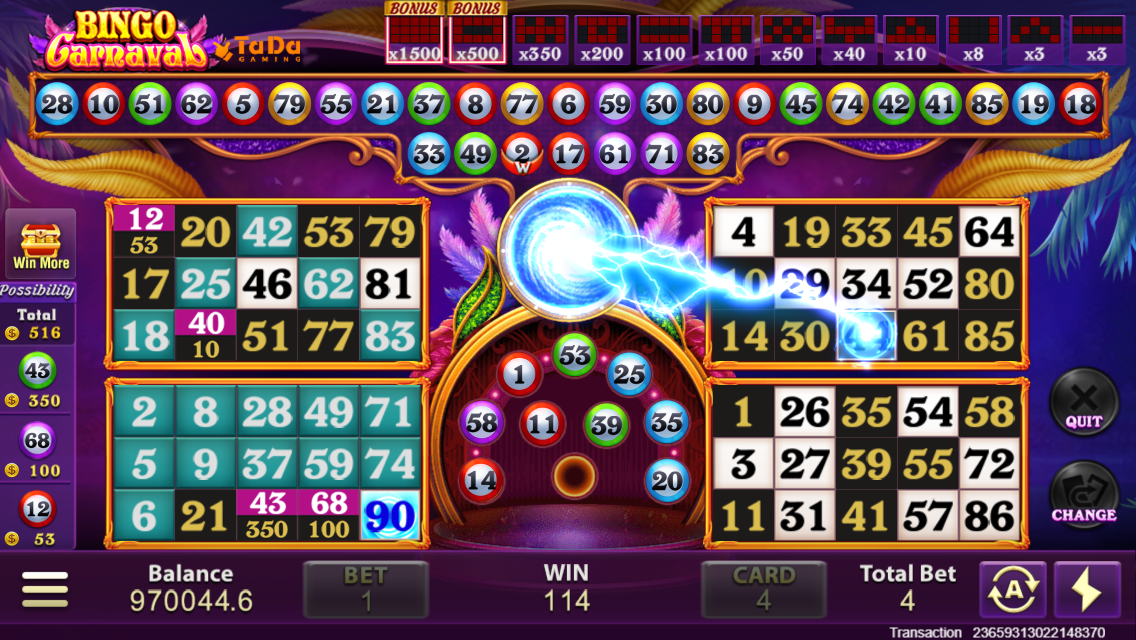Bingo Carnaval Screenshot