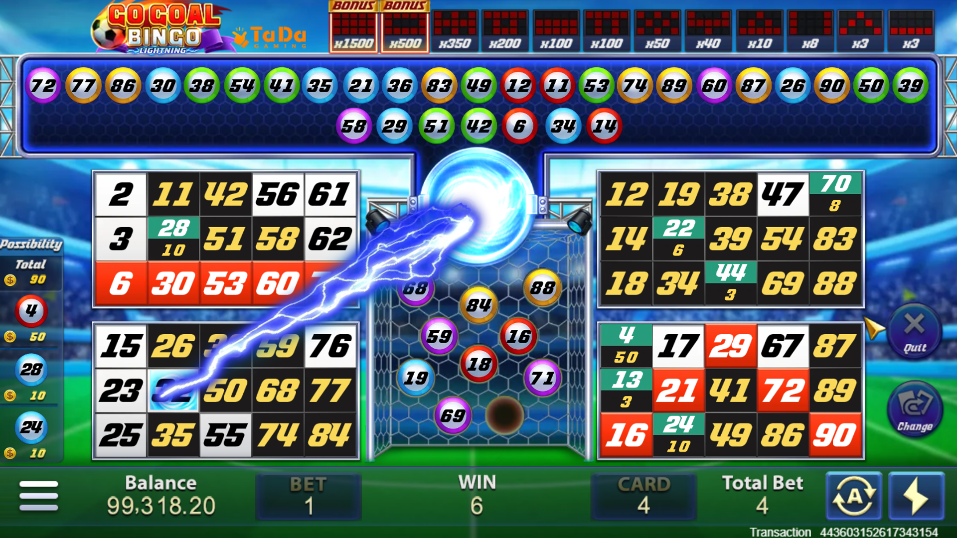 GO GOAL BINGO Screenshot
