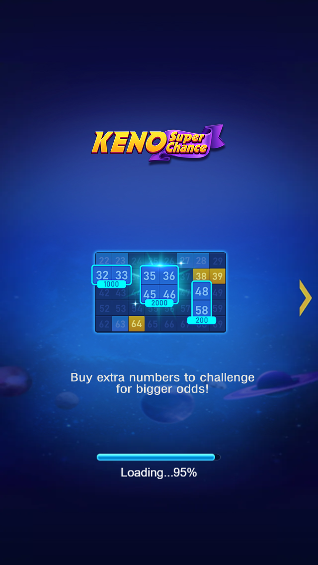 Keno Super Chance Screenshot