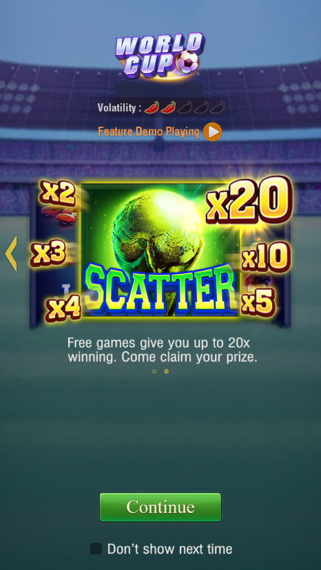 World Cup Screenshot