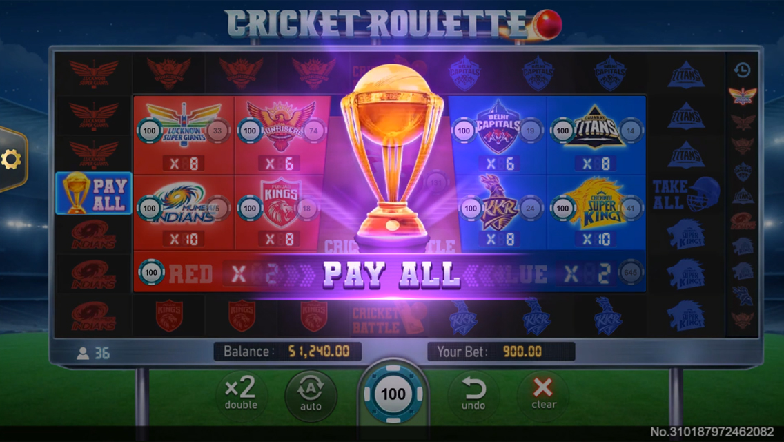 Cricket Roulette Screenshot