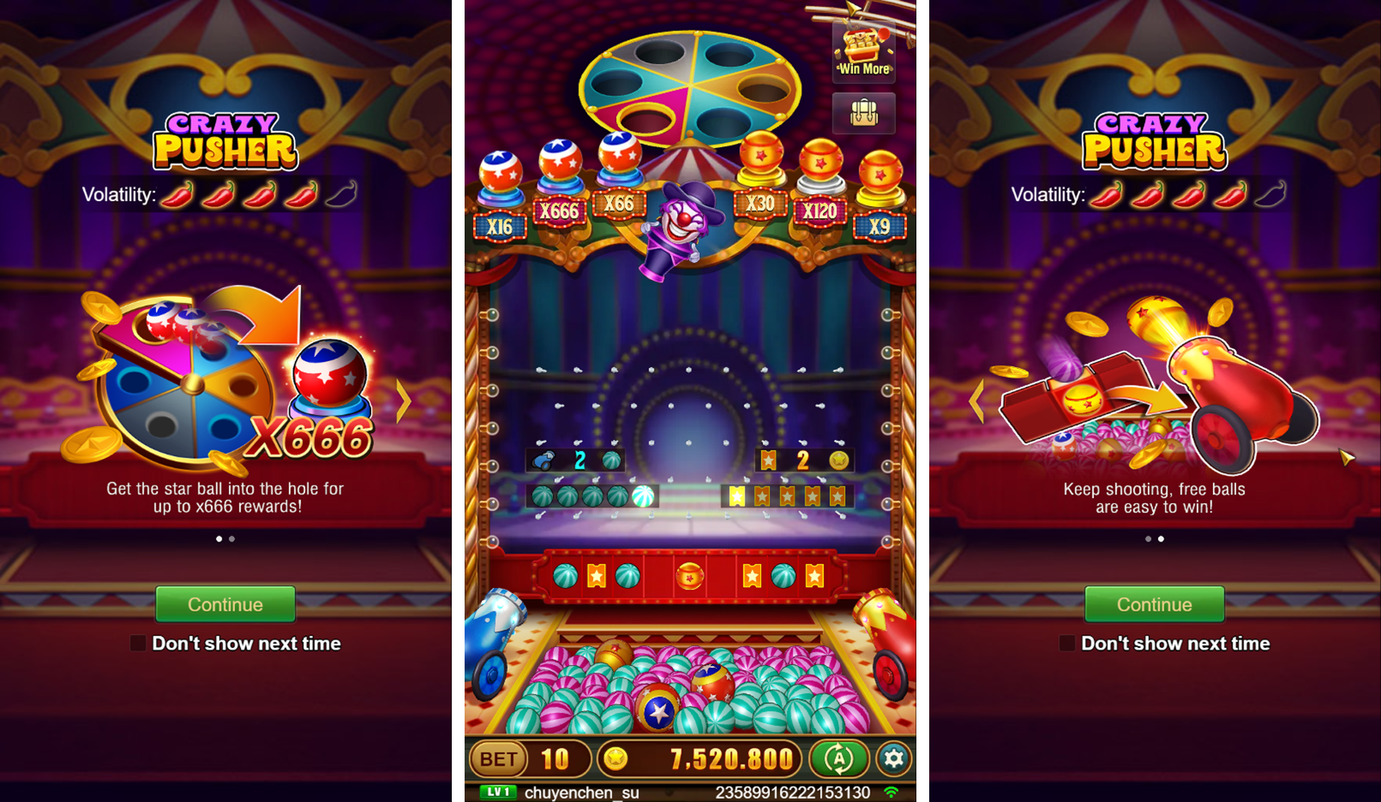 Crazy Pusher Screenshot