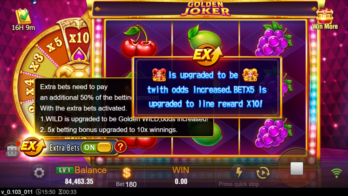 GOLDEN JOKER Screenshot
