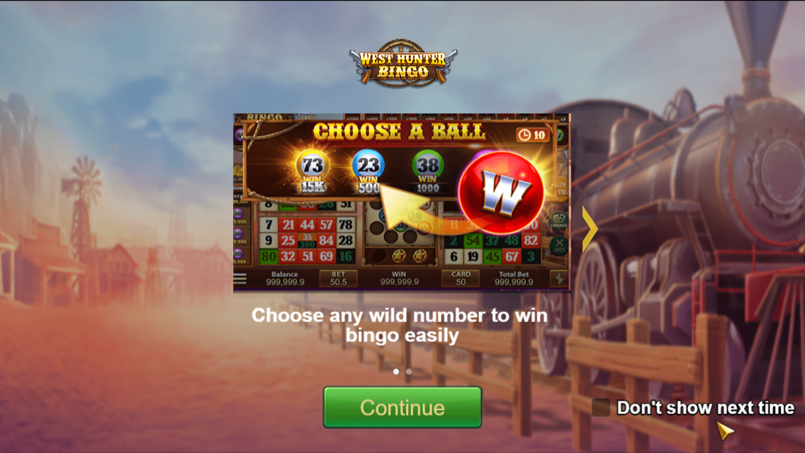 West Hunter Bingo Screenshot
