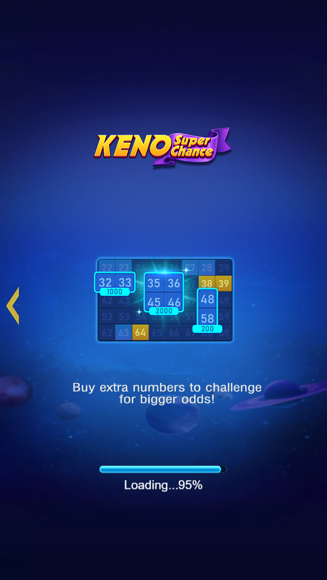 Keno Super Chance Screenshot