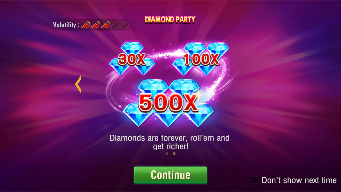 DIAMOND PARTY Screenshot