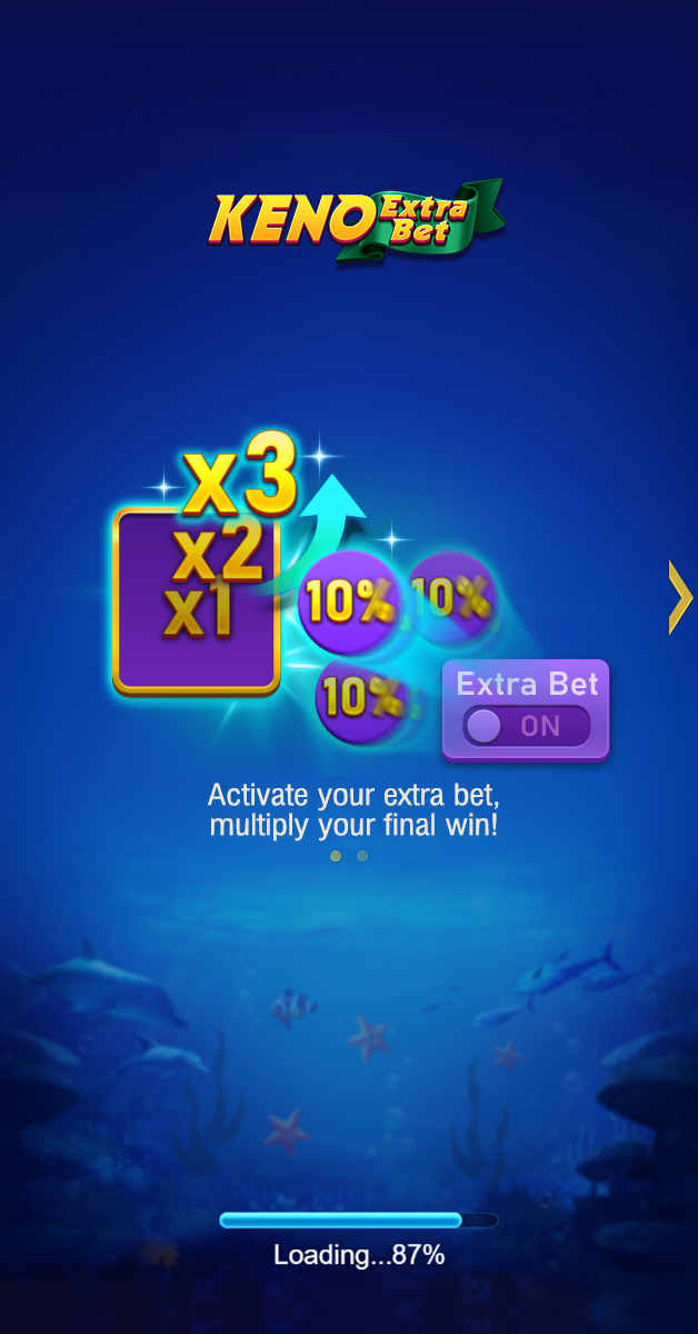 Keno Extra Bet Screenshot