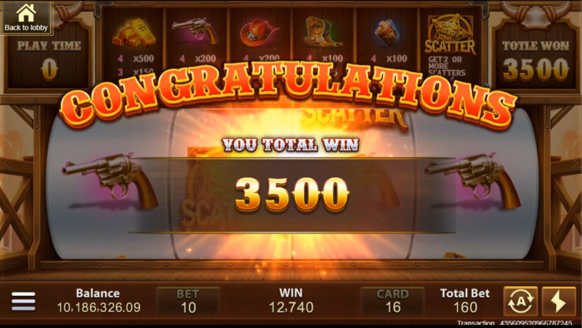 West Hunter Bingo Screenshot
