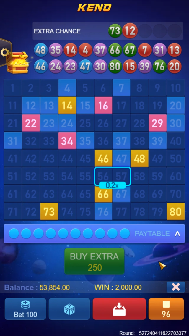 Keno Super Chance Screenshot