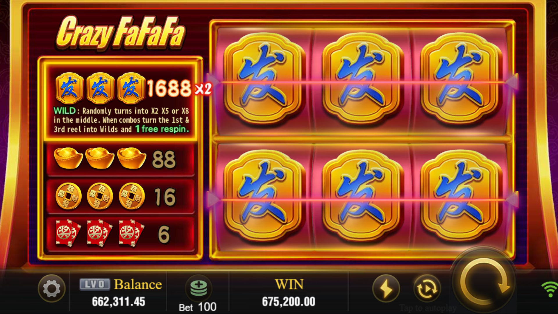 Crazy FaFaFa Screenshot