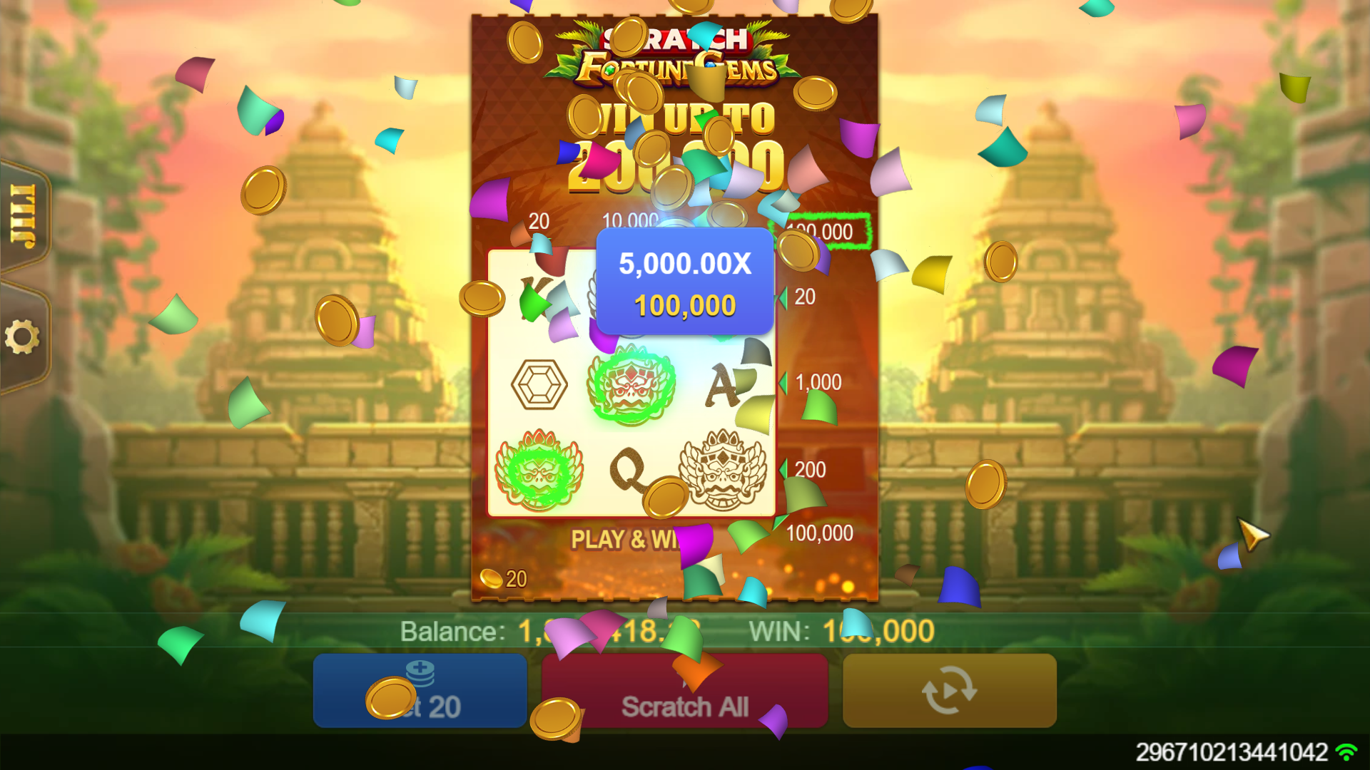 Fortune Gems Scratch Screenshot