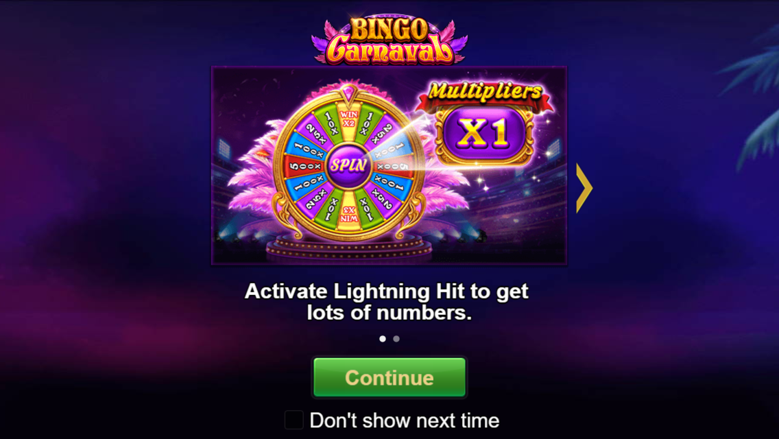 Bingo Carnaval Screenshot