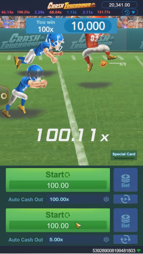 Crash Touchdown Screenshot
