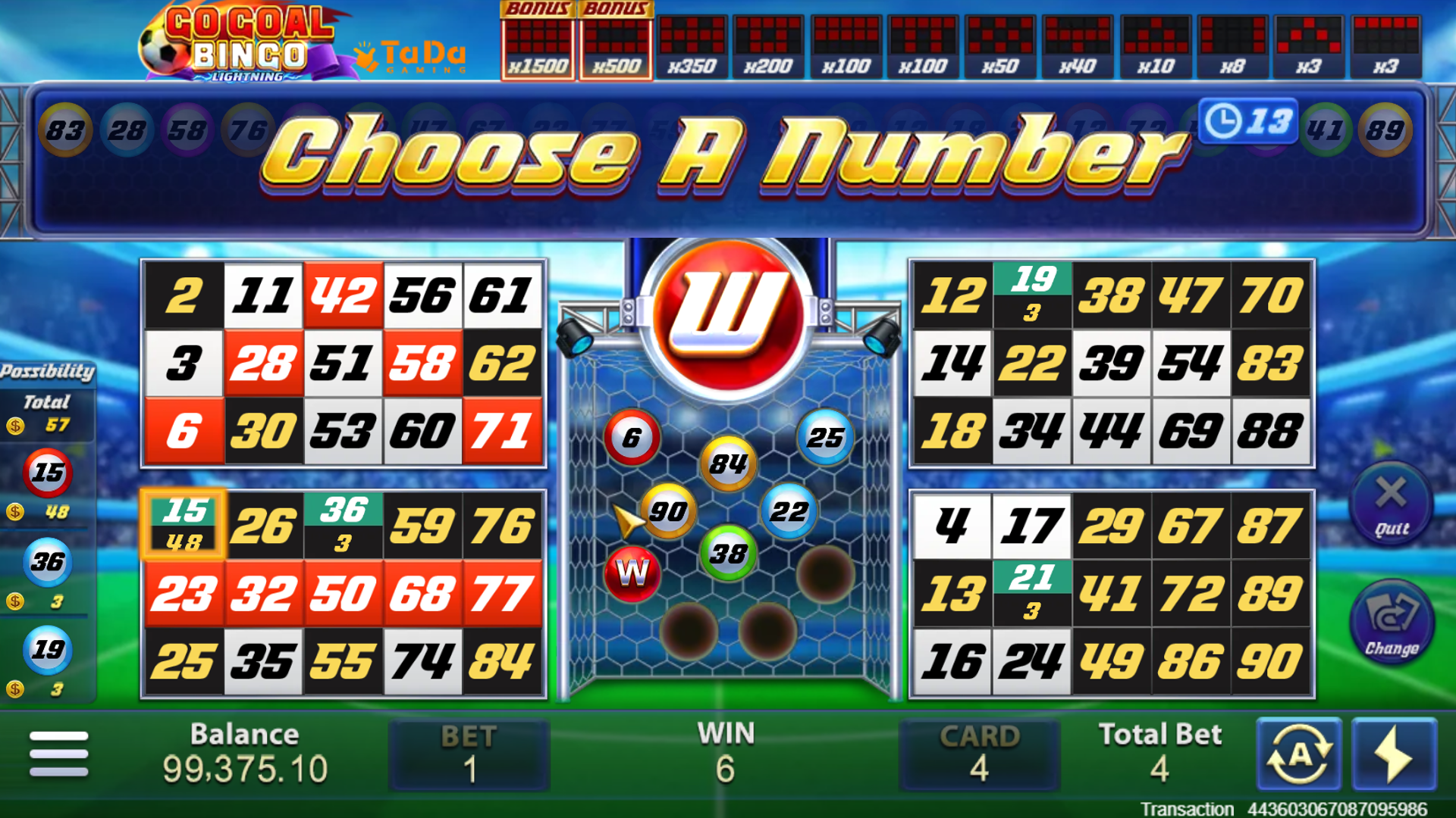 GO GOAL BINGO Screenshot