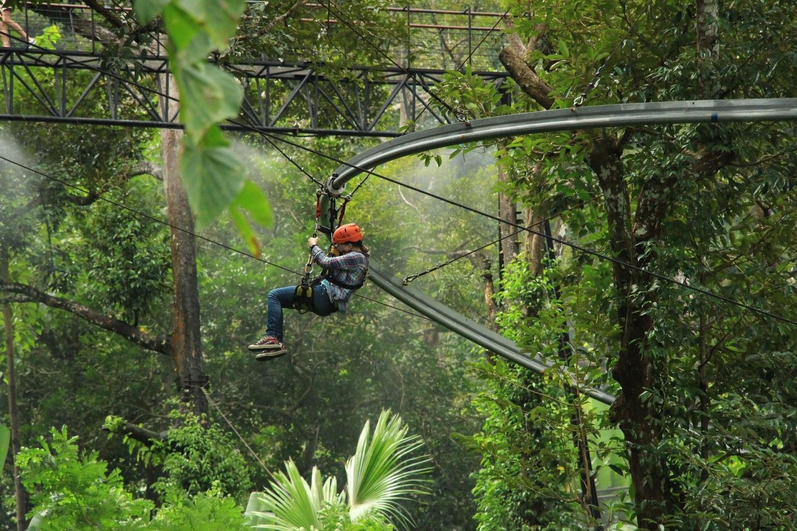 Hanuman World Zipline Adventures Route