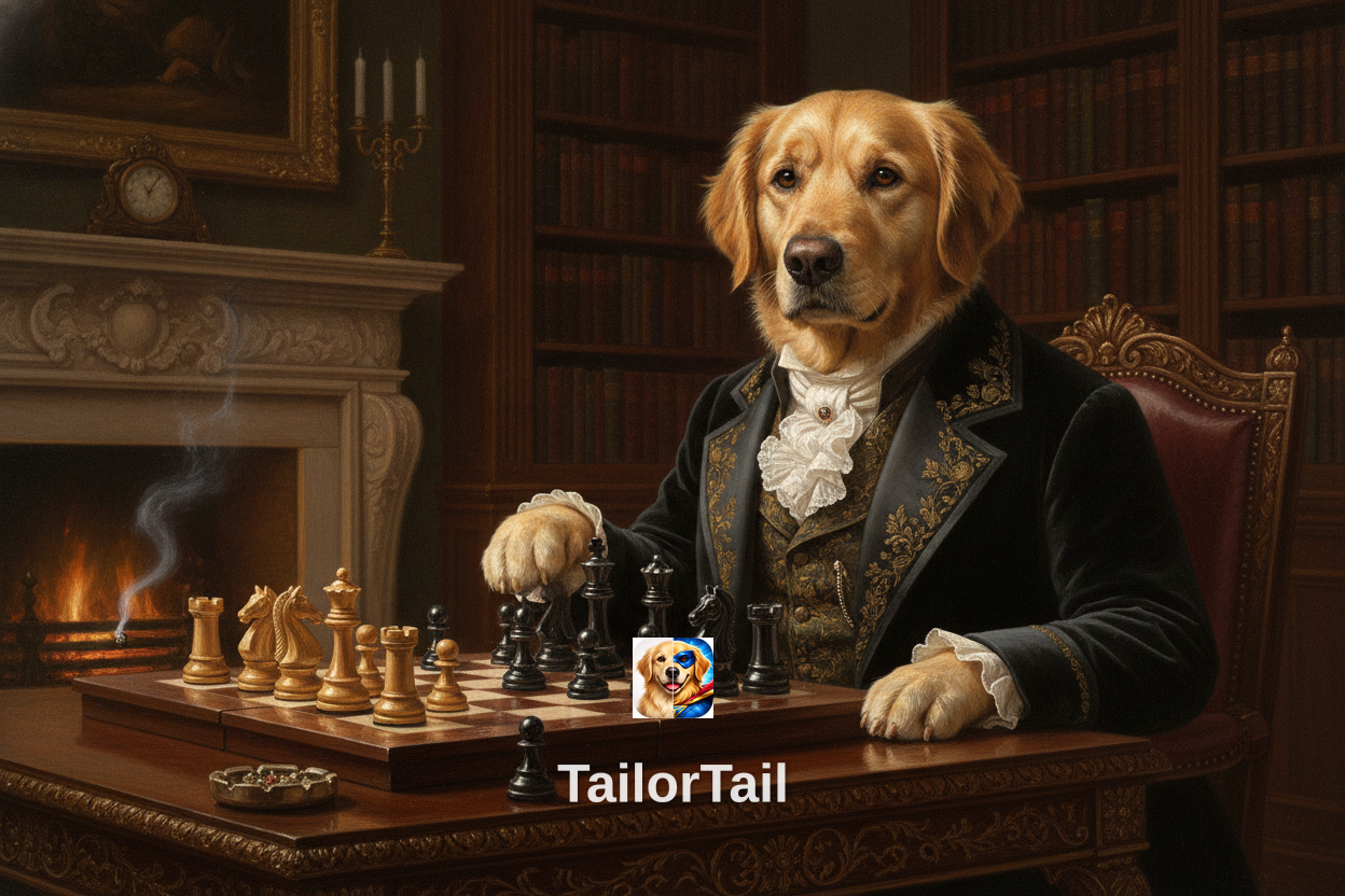 Chess Charm Pet Art