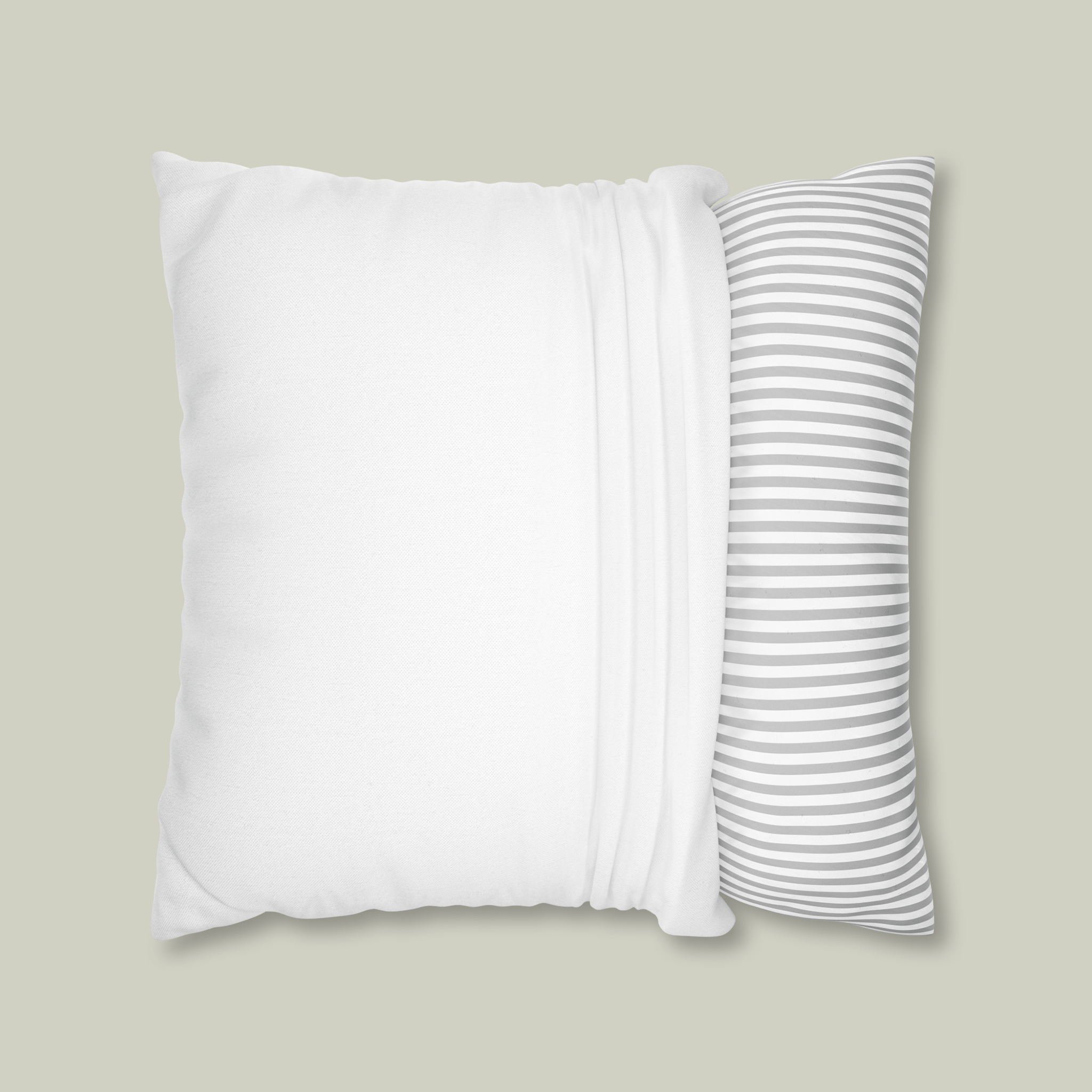 Spun Polyester Square Pillowcase