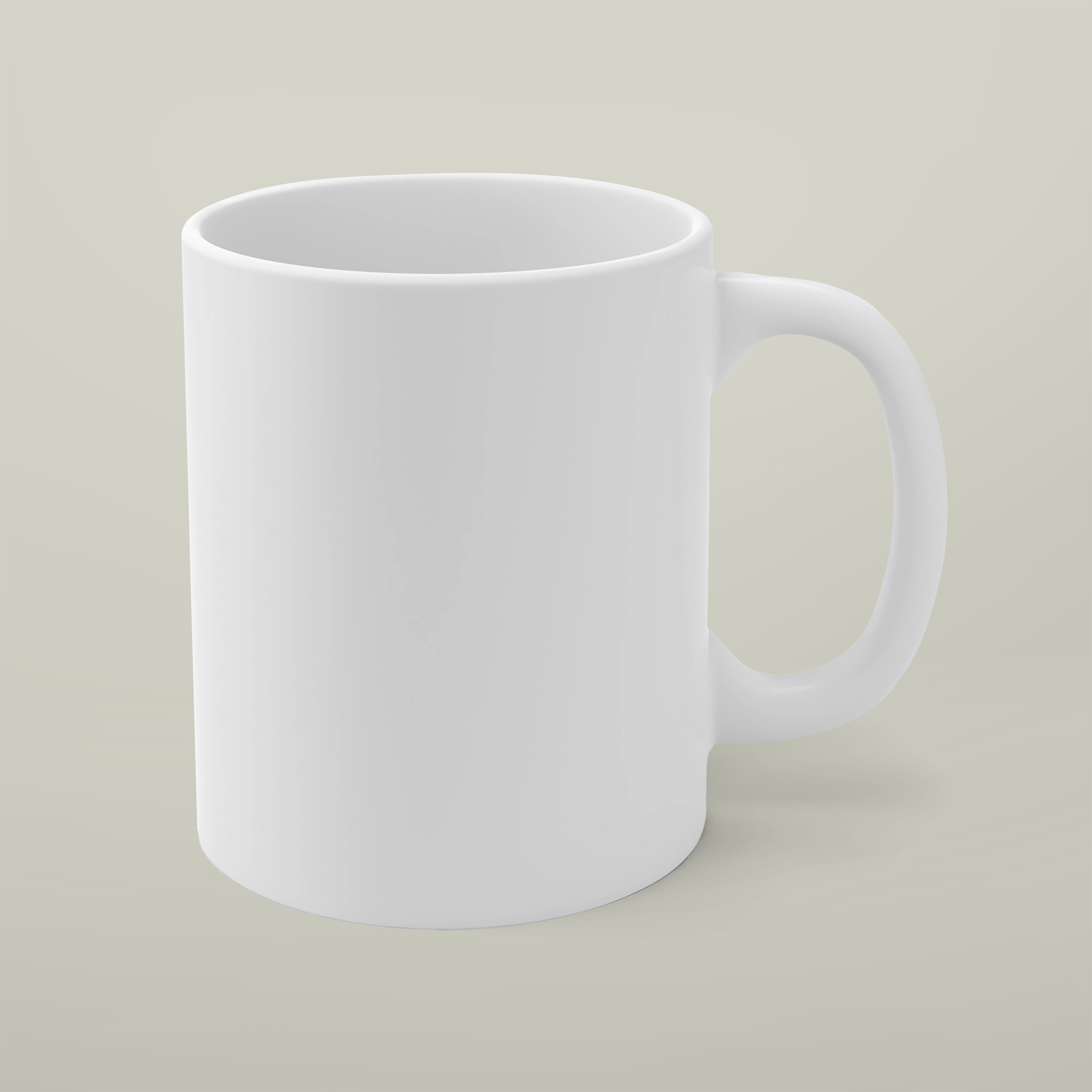 White Ceramic Mug, 11oz