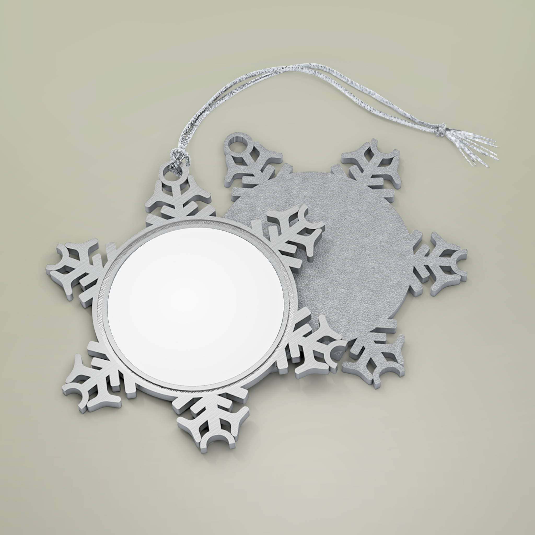 Pewter Snowflake Ornament