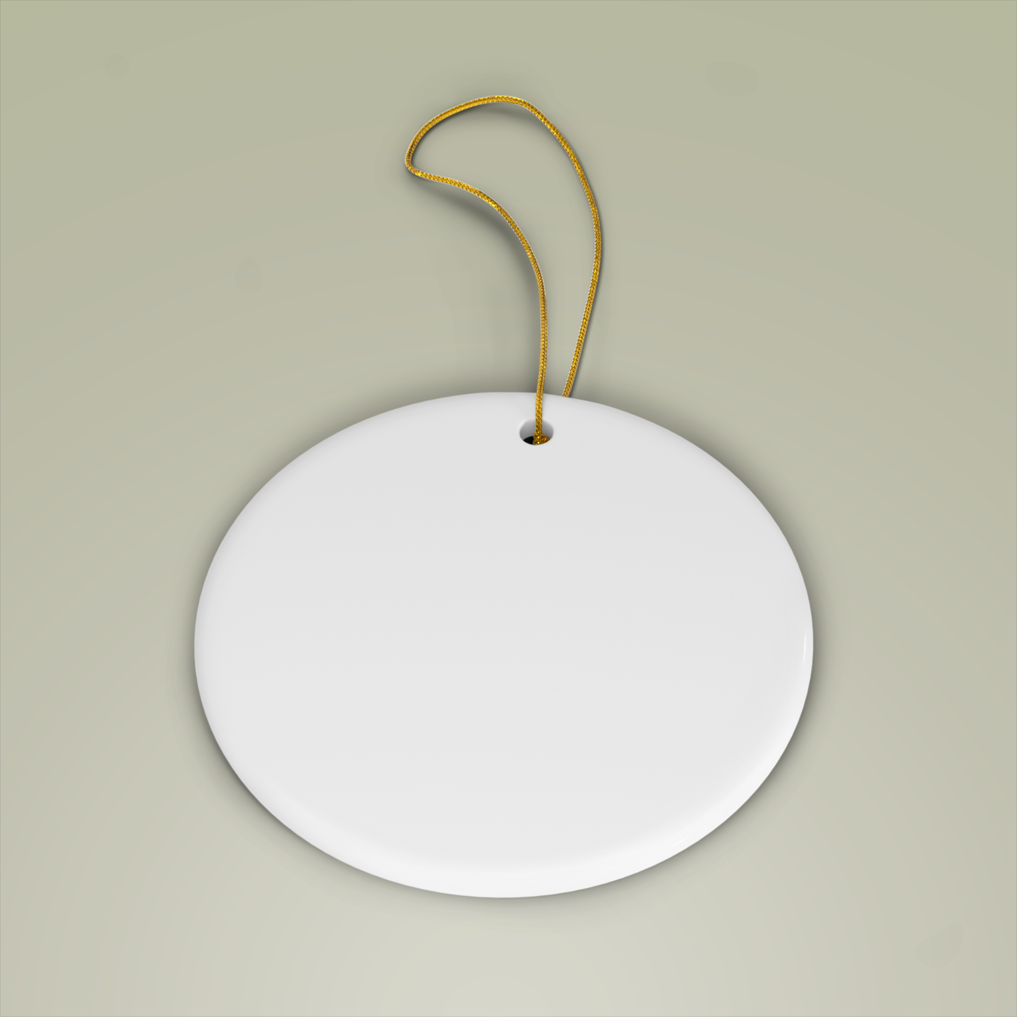 Ceramic Ornament, 4 Shapes