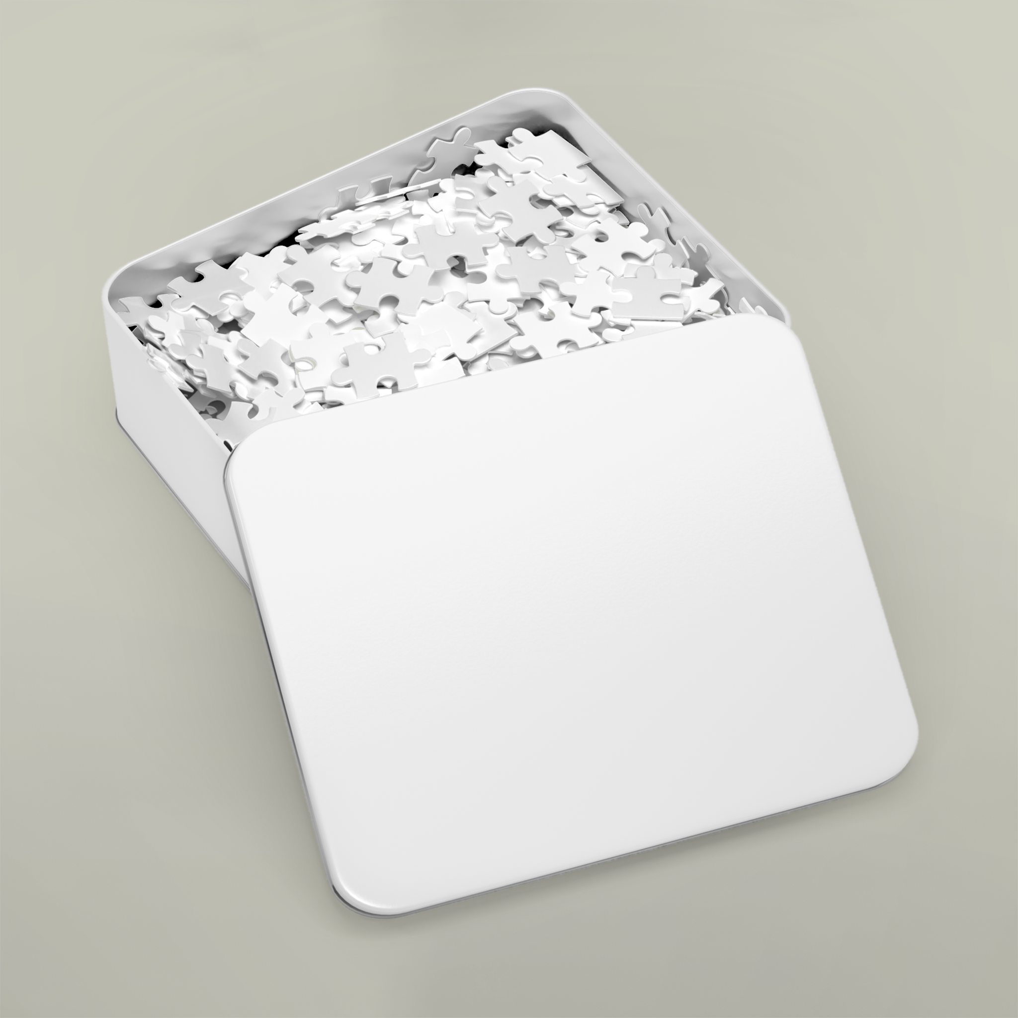 Jigsaw Puzzle with Tin