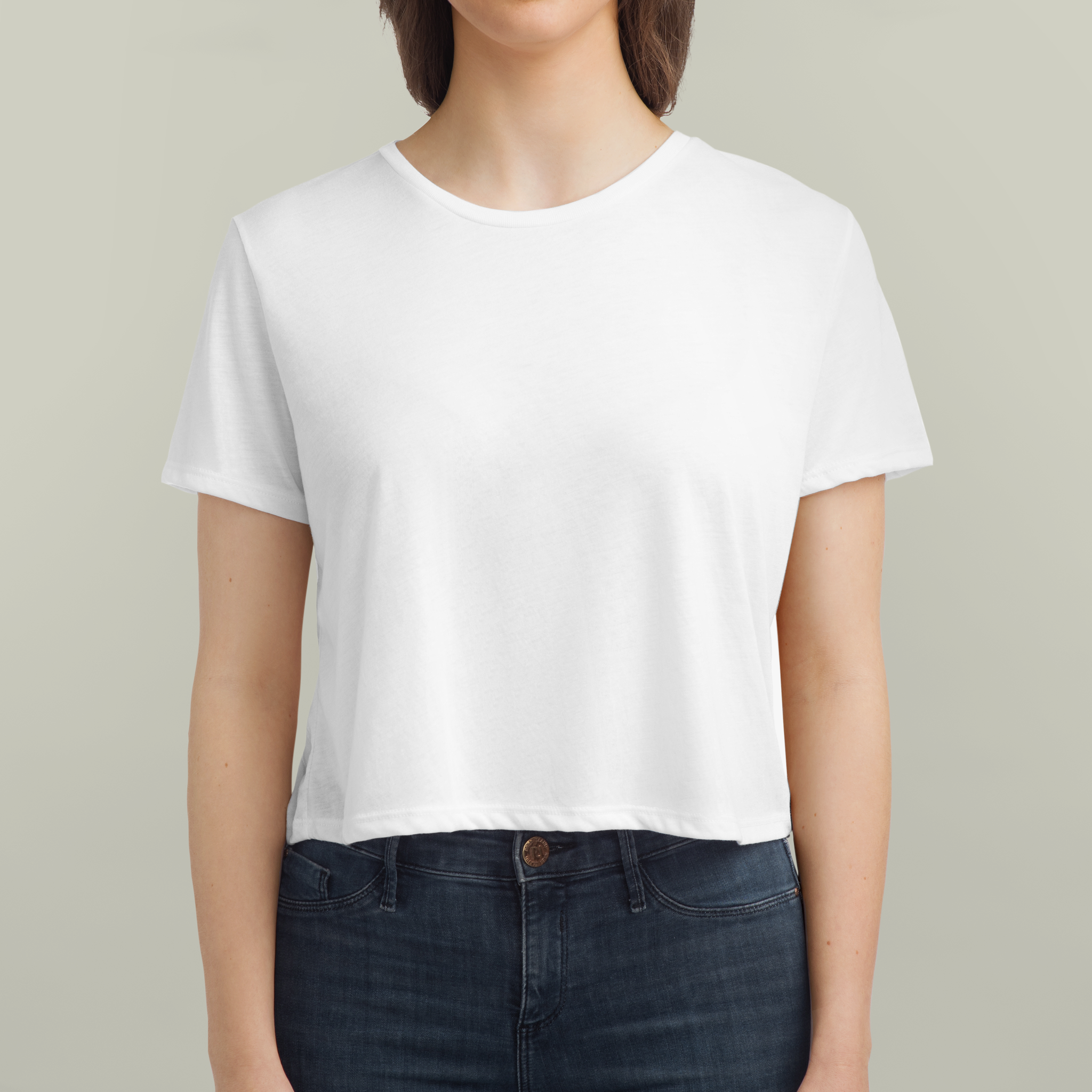 Women's Flowy Cropped Tee