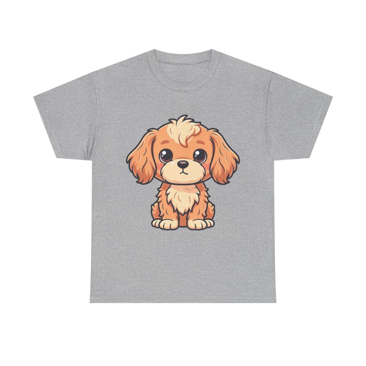 Cavapoo on Unisex Heavy Cotton Tee