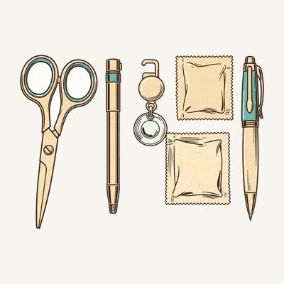 Scrub Pocket Flat-Lay