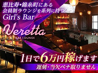 体入掲載BAR LOUNGE VERETTAの画像