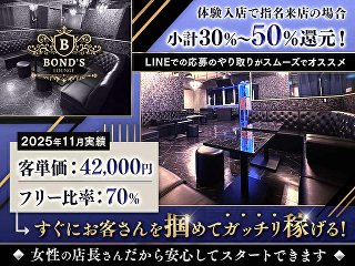 体入掲載BOND'S LOUNGEの画像