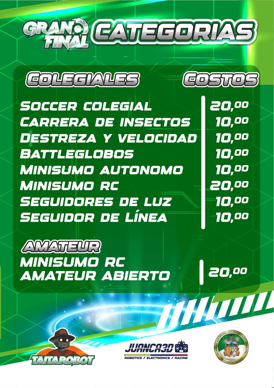 Precios Colegial