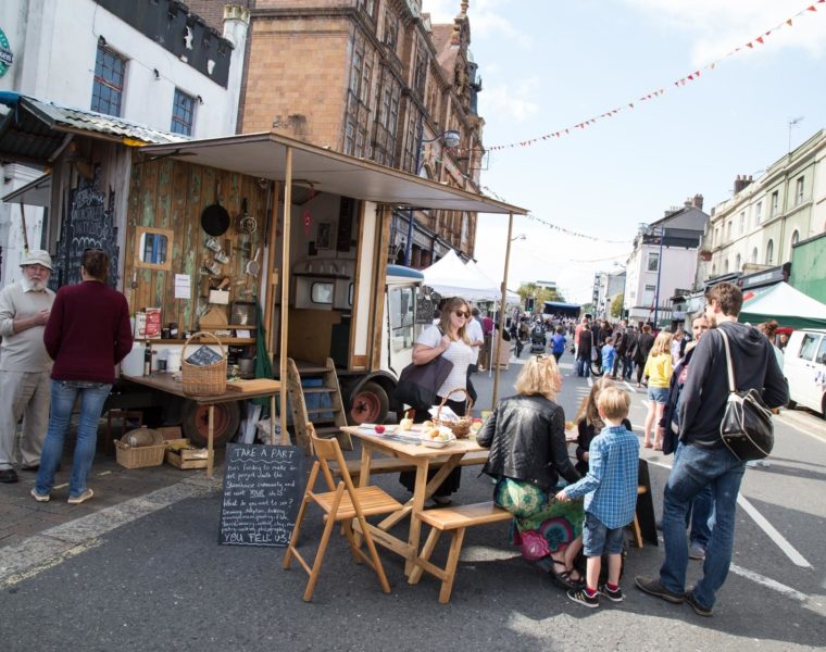 Shed On Wheels at the Union Street Party