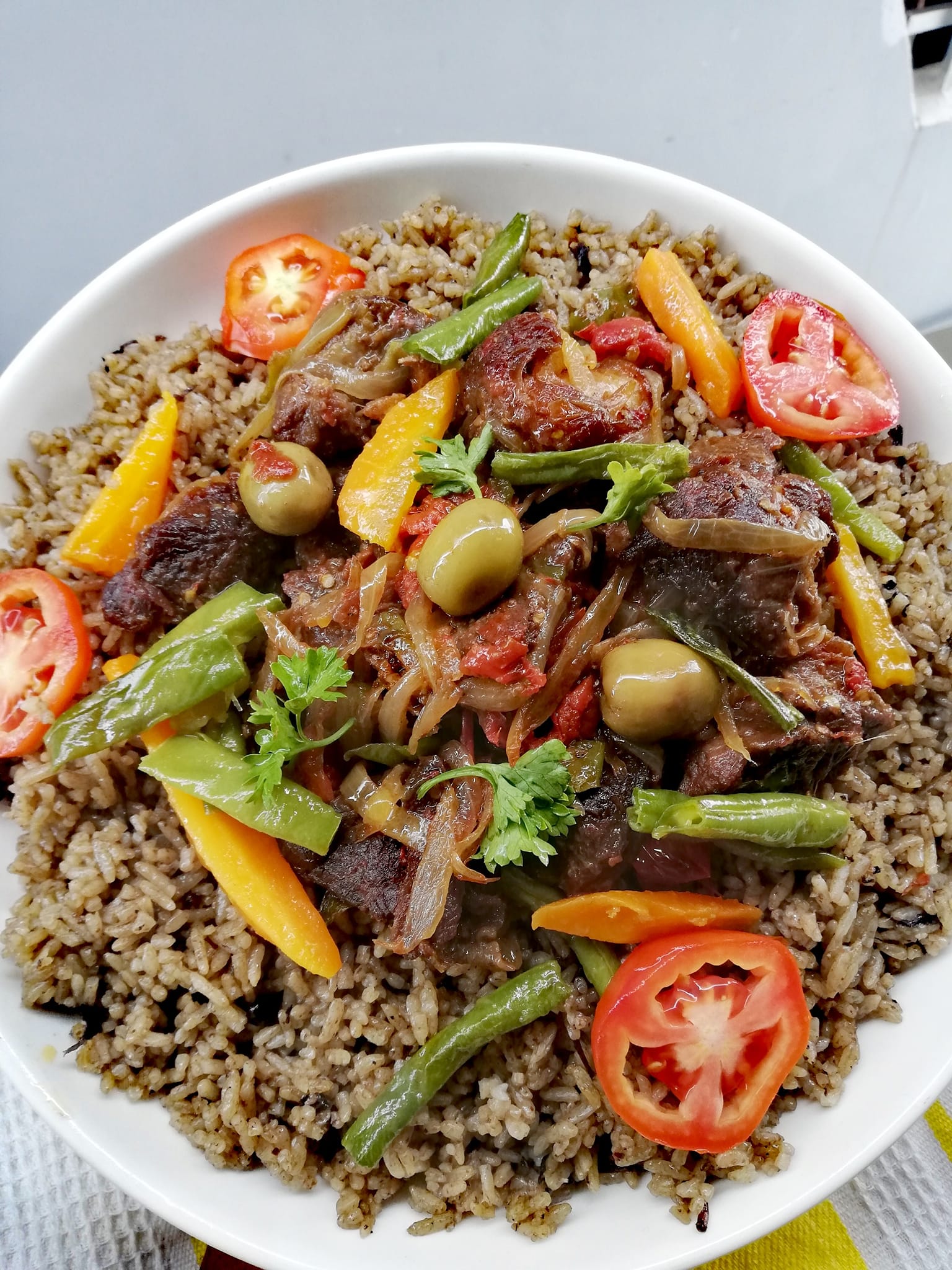 Riz Champignon Poulet Sauté - Mets Afros | Take App