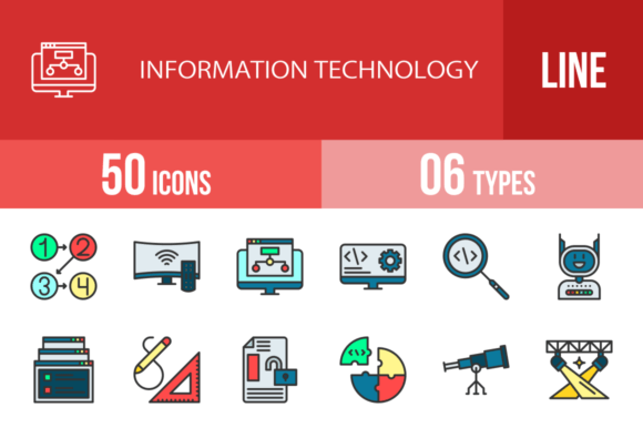 45 Information Technology Filled Icons - Digital hub | Take App
