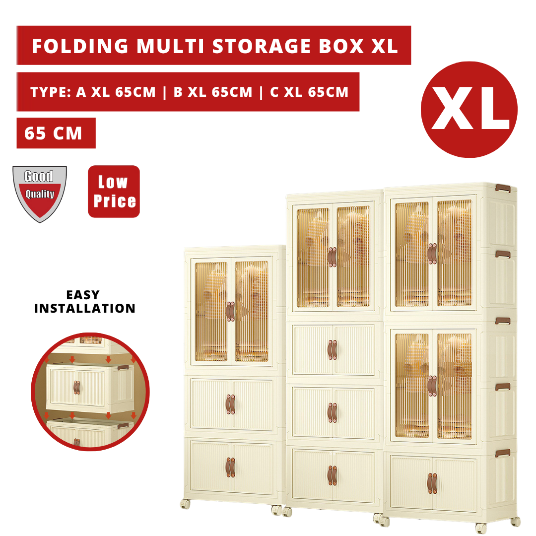 FOLDING MULTI STORAGE BOX XL (ALMARI KABINET) - Pusat Borong Hero Sabah ...