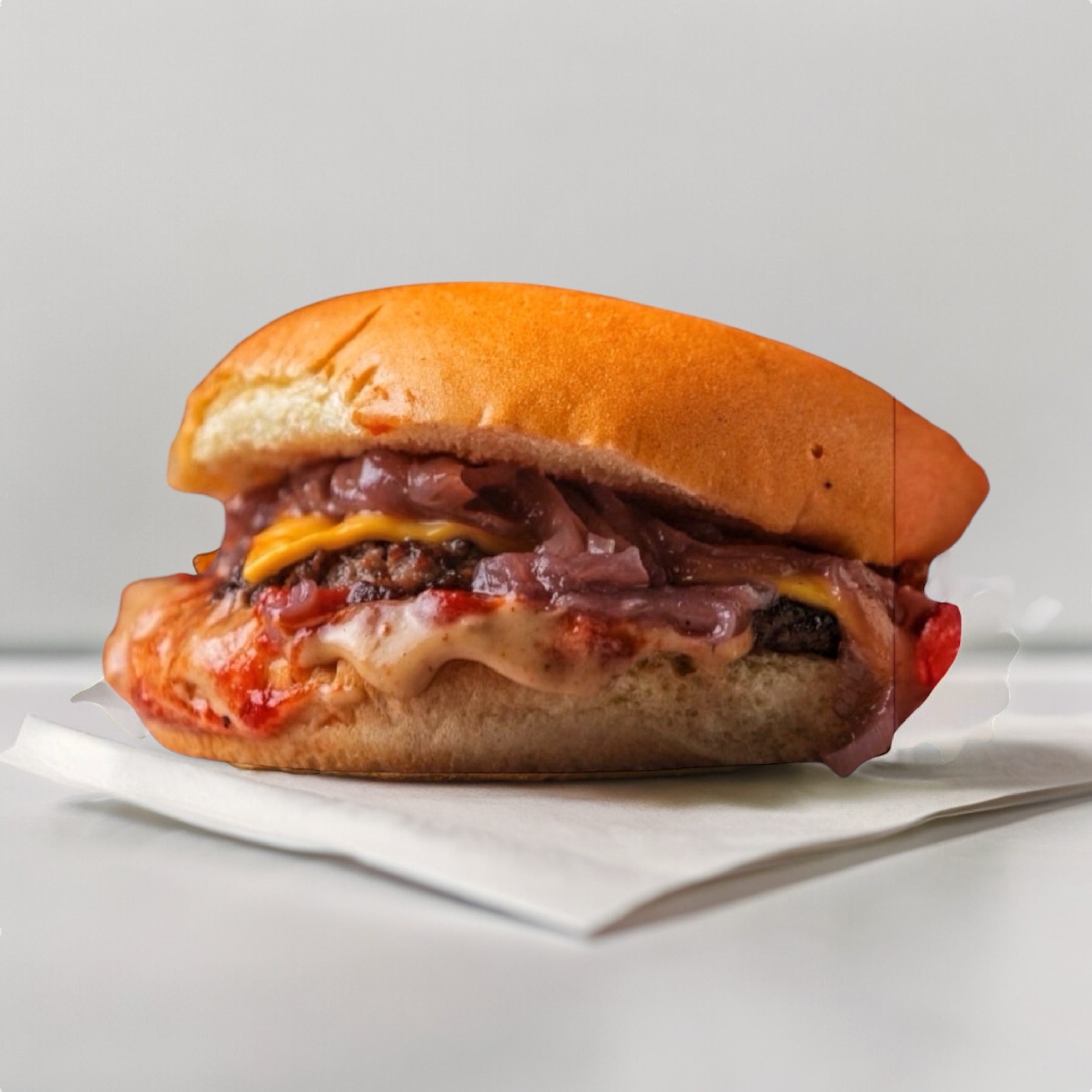 Onion Burgie's con cebolla caramelizada