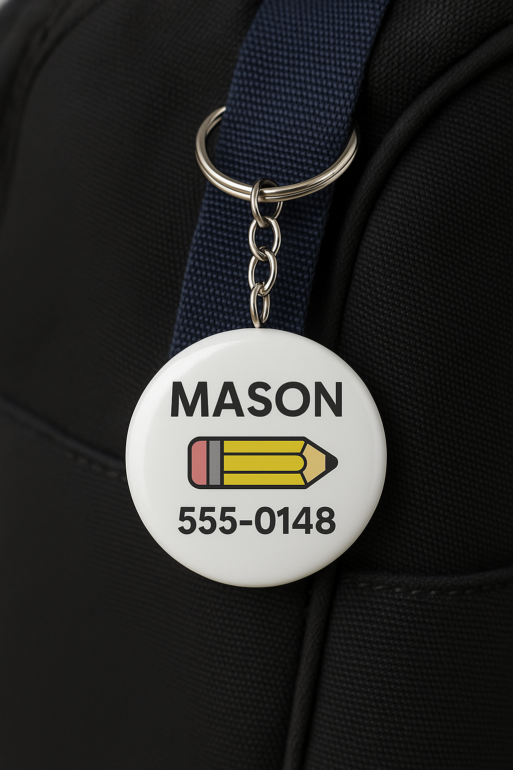 Personalized Button Keychain - Meraki Designs | Take App