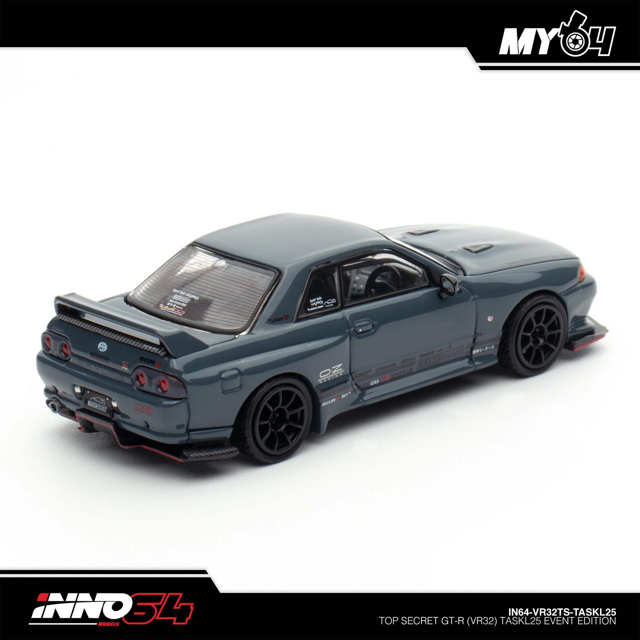 INNO MODEL 1/64 NISSAN SKYLINE GT-R (R32) TOP SECRET - STEALTH