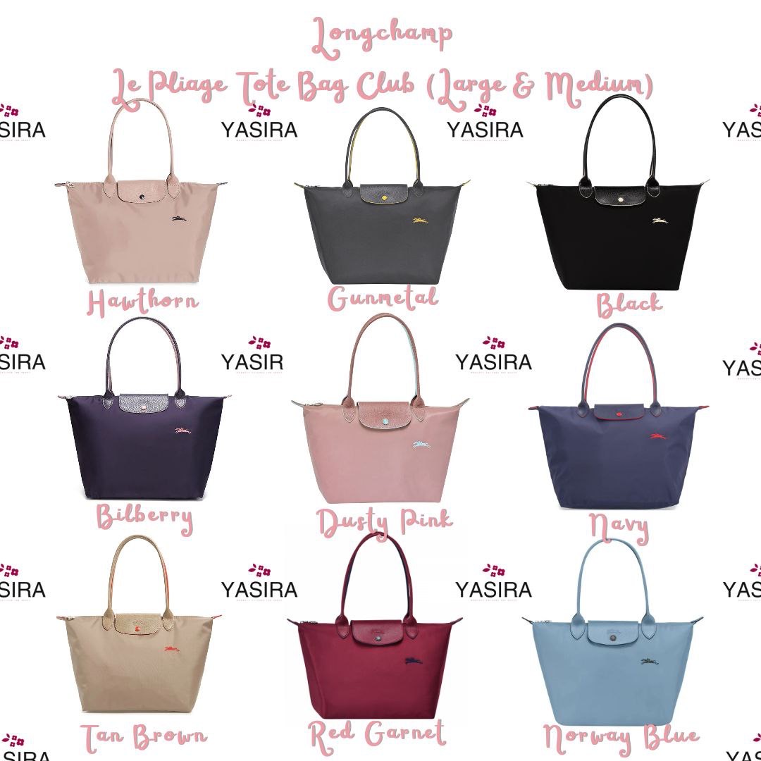 Longchamp Le Pliage Club (LARGE) Long Handle - YASIRA | Take App