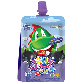 INACO Jelly Drink Blackcurrant 120g x 50