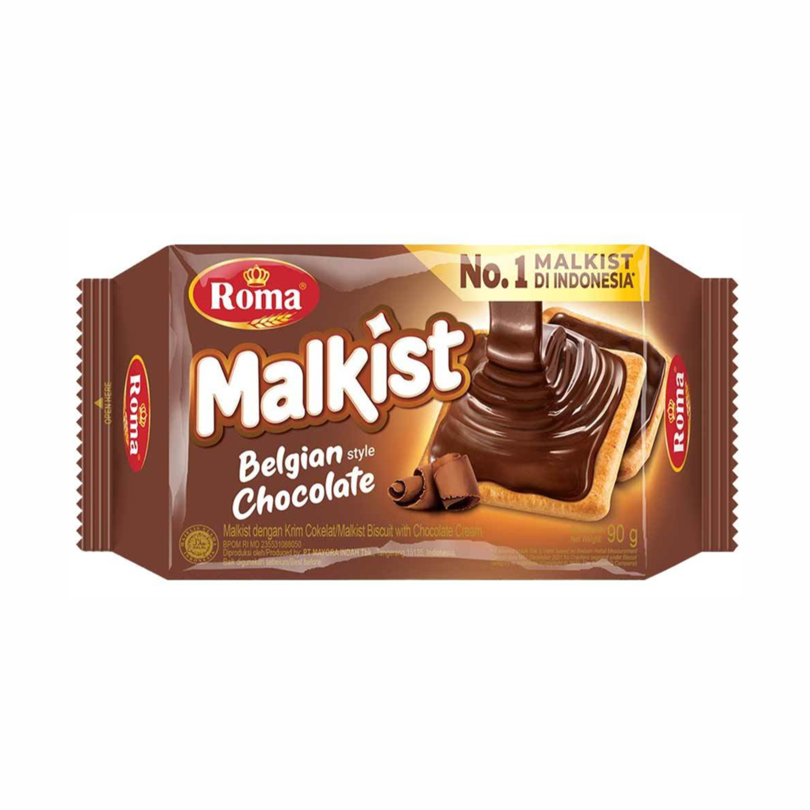 Roma Malkist Chocolate 90g x 5 x 6