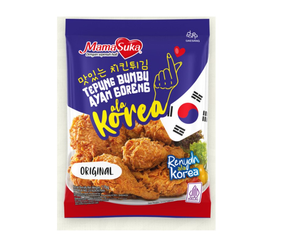 MamaSuka Korean Style Fried Chicken Flour 170g (Original) x 40