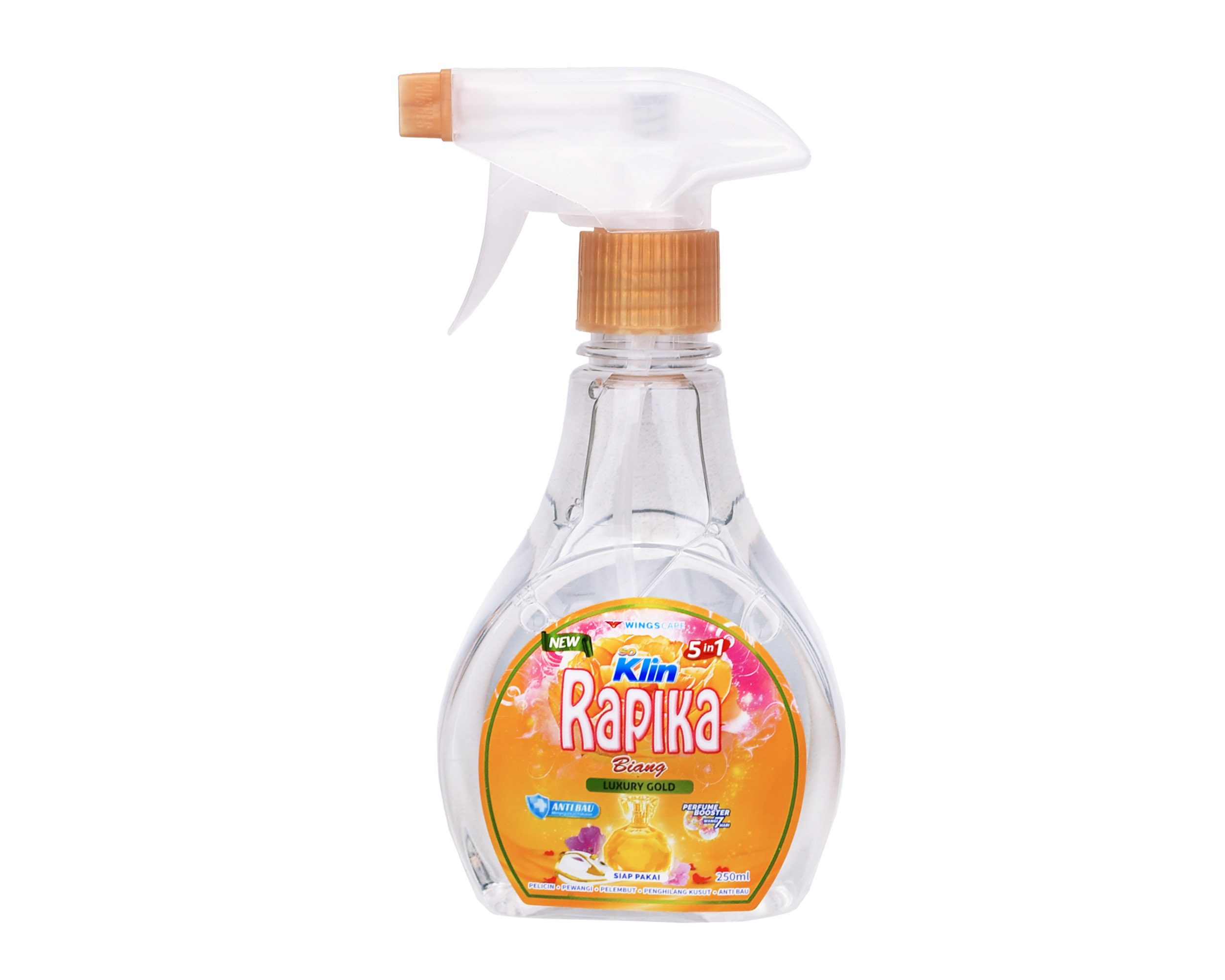 So klin Rapika Luxurious Gold Clothes Fragrance 250ml x 12