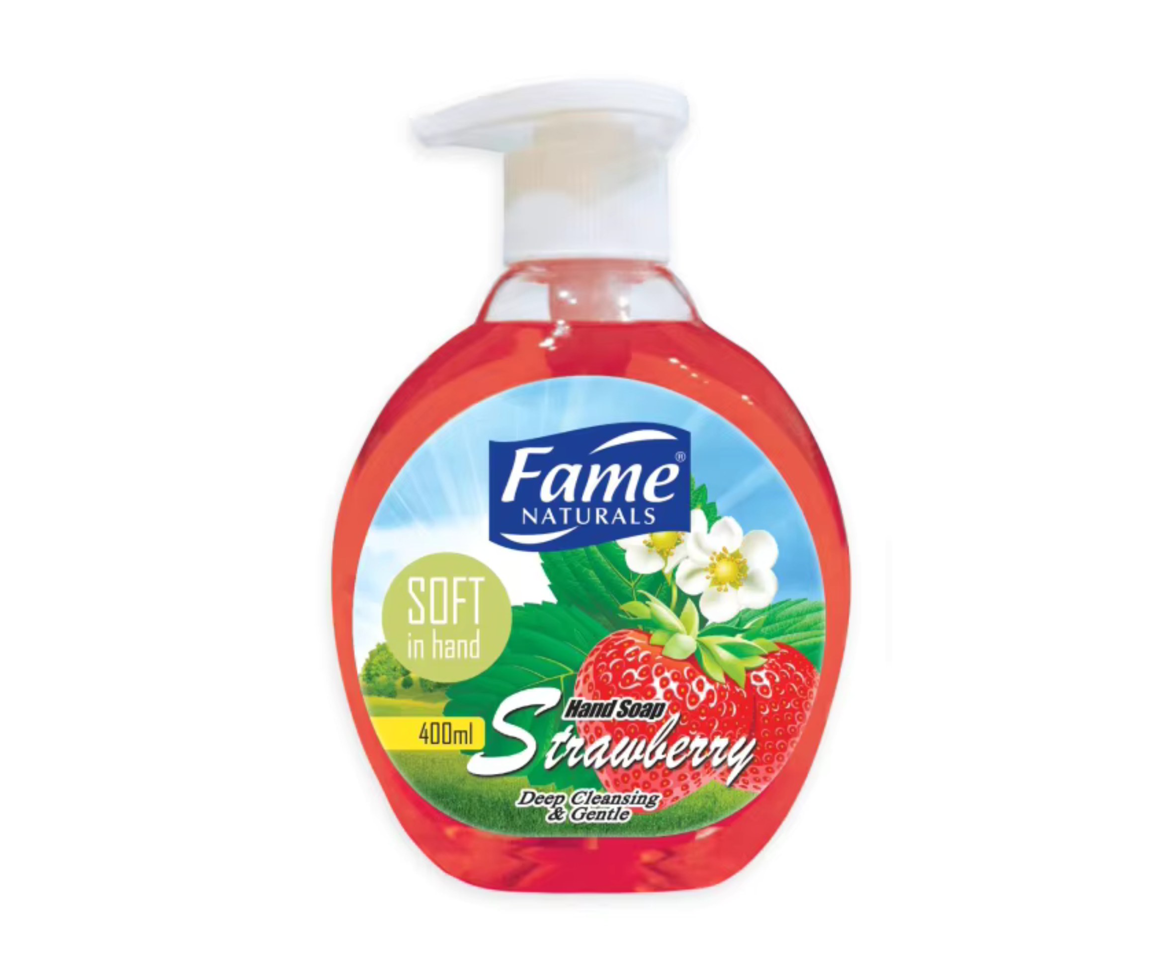 Fame Handsoap Strawberry 400ml x 12