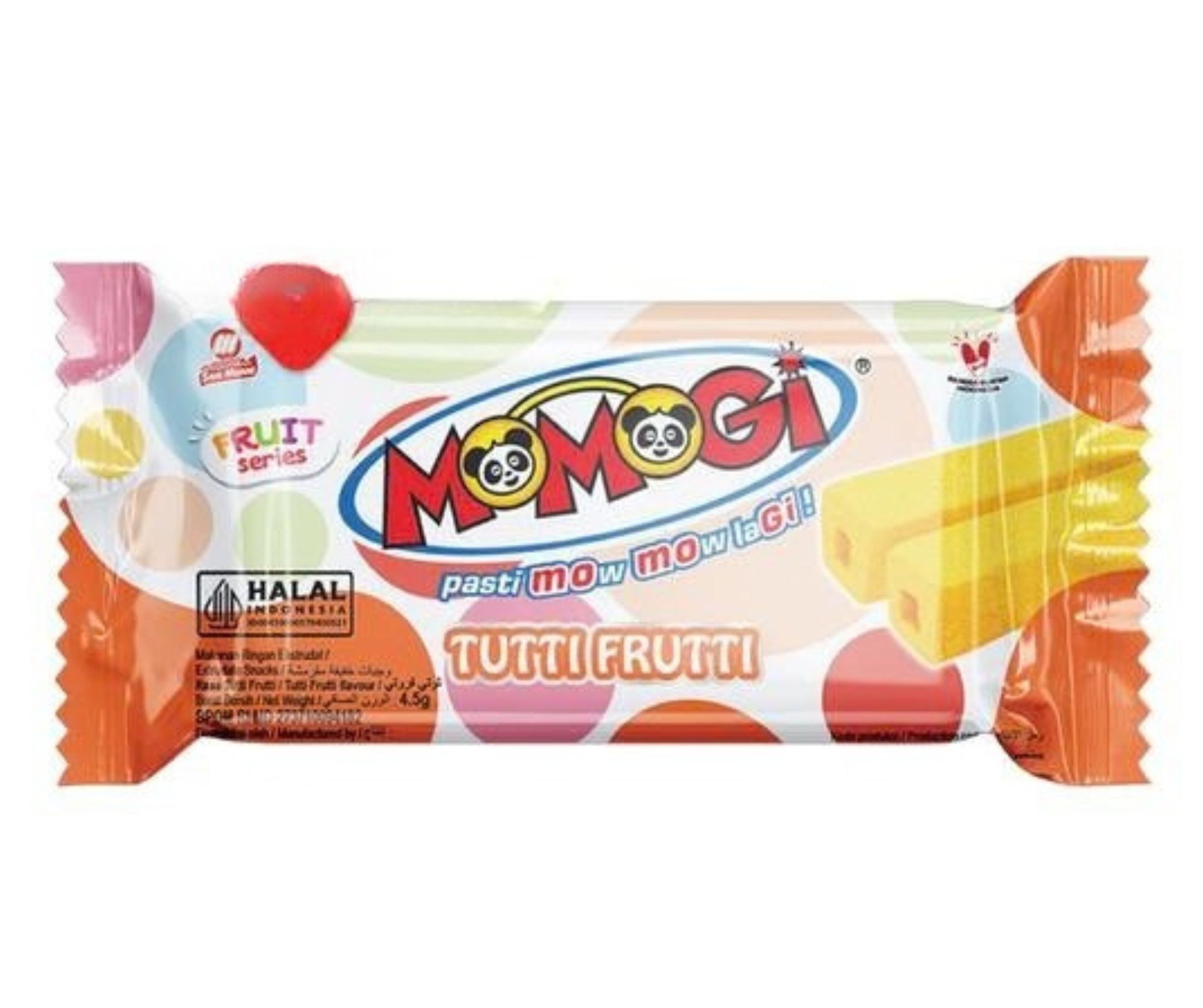 MOMOGI STICK TUTTI FRUITY 8 X 20 X 4.5 GR