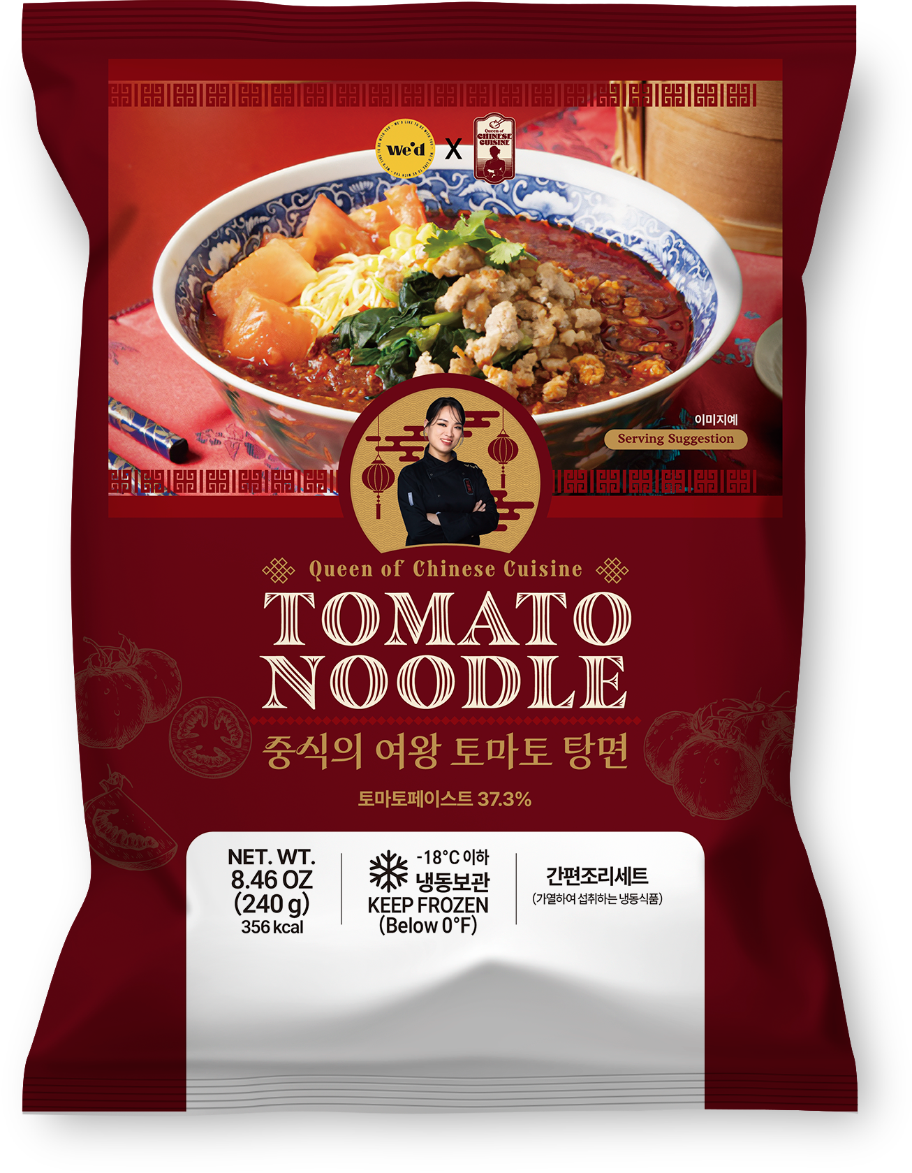 정우쨩専用 정지선쉐프 티엔미미 토마토 탕면 Queen of chinese Cuisine tomato