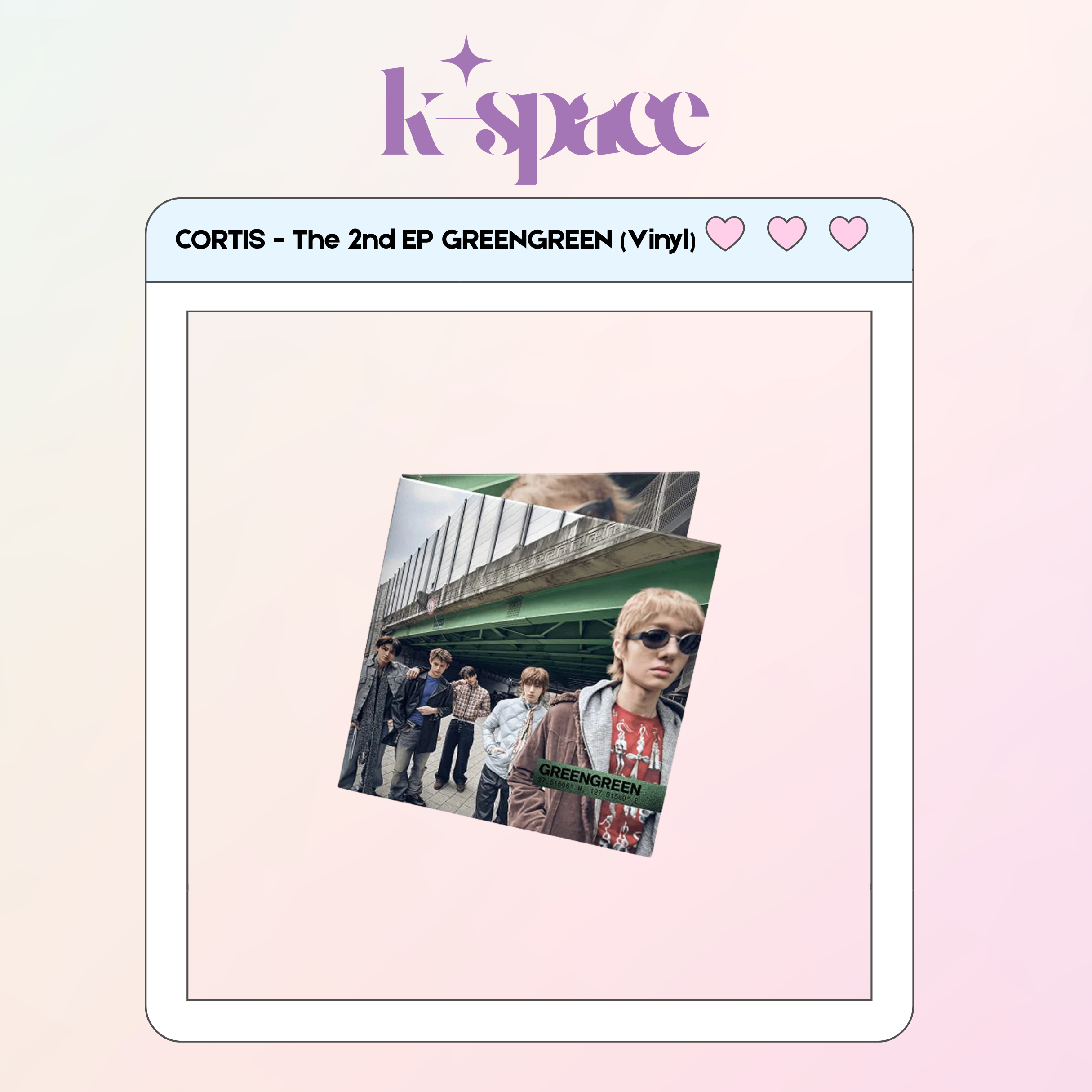 CORTIS - The 2nd EP GREENGREEN (Vinyl) - K-Space Malaysia