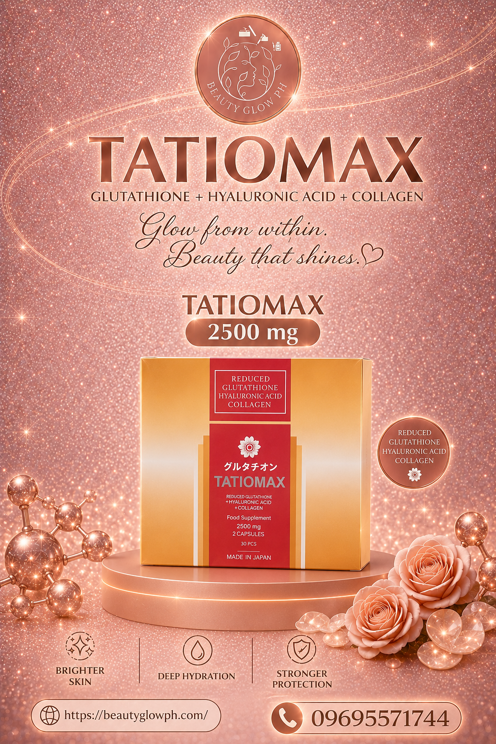 tatiomax glutathione injection Japanese Flavor:Peach Nectarine NA Epitalon Amidate-50mg | Dark Spot Care