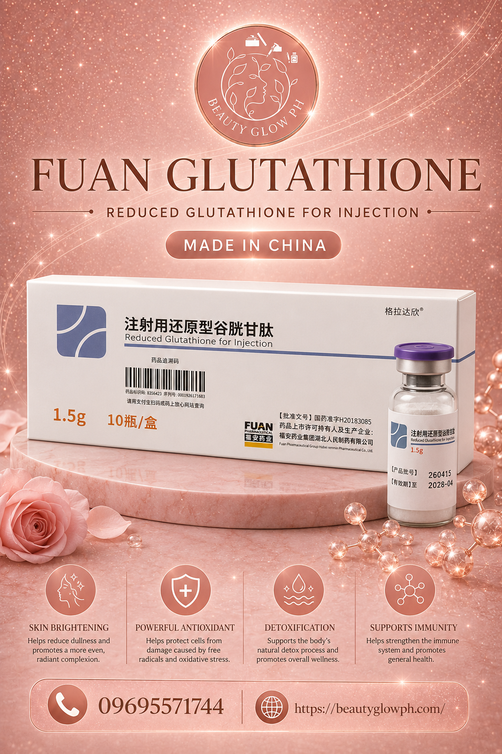 fuan glutathione 1500 mg even-tone-body-lotion Size:12-Month Supply bpc 157 side effects
