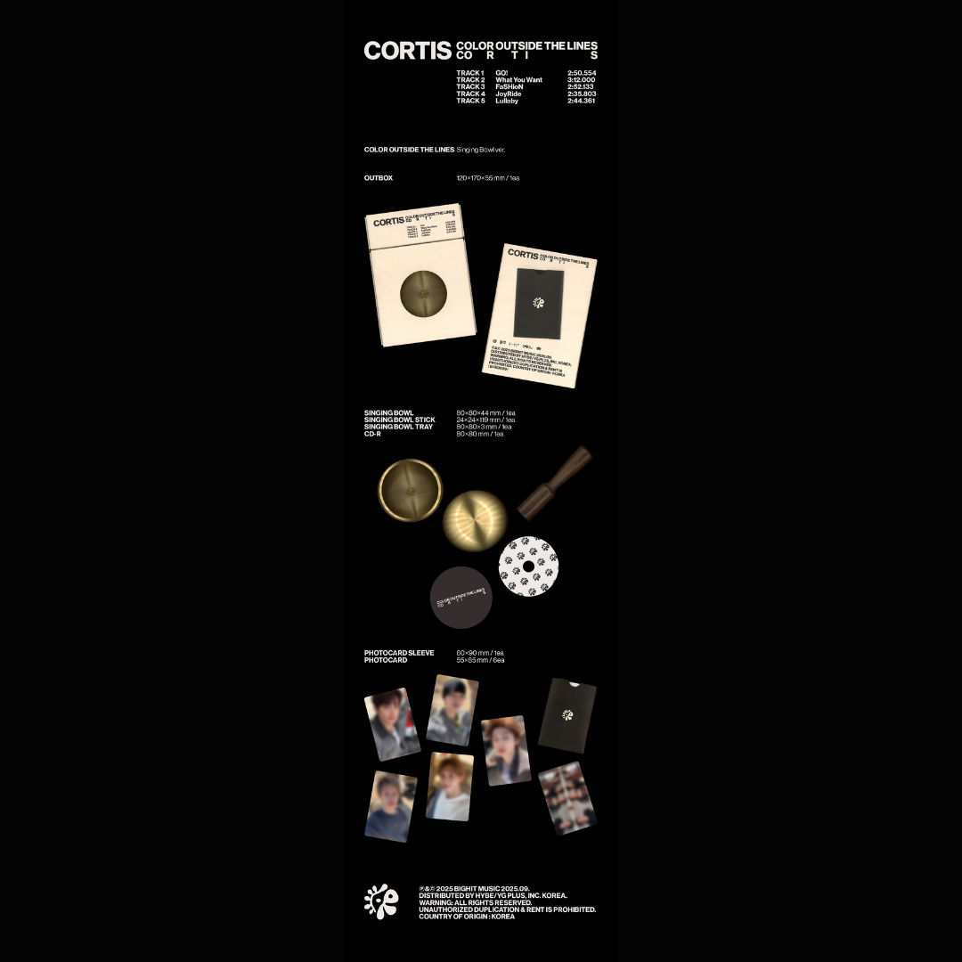 CORTIS - The 1st EP [Color Outside The Lines] Singing Bowl Ver